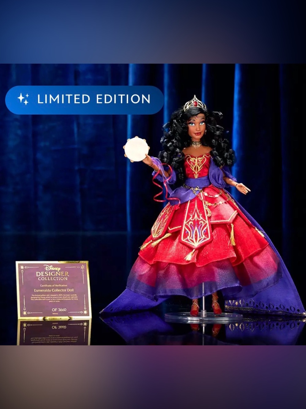 Limited Edition Esmeralda Disney Dance Collection